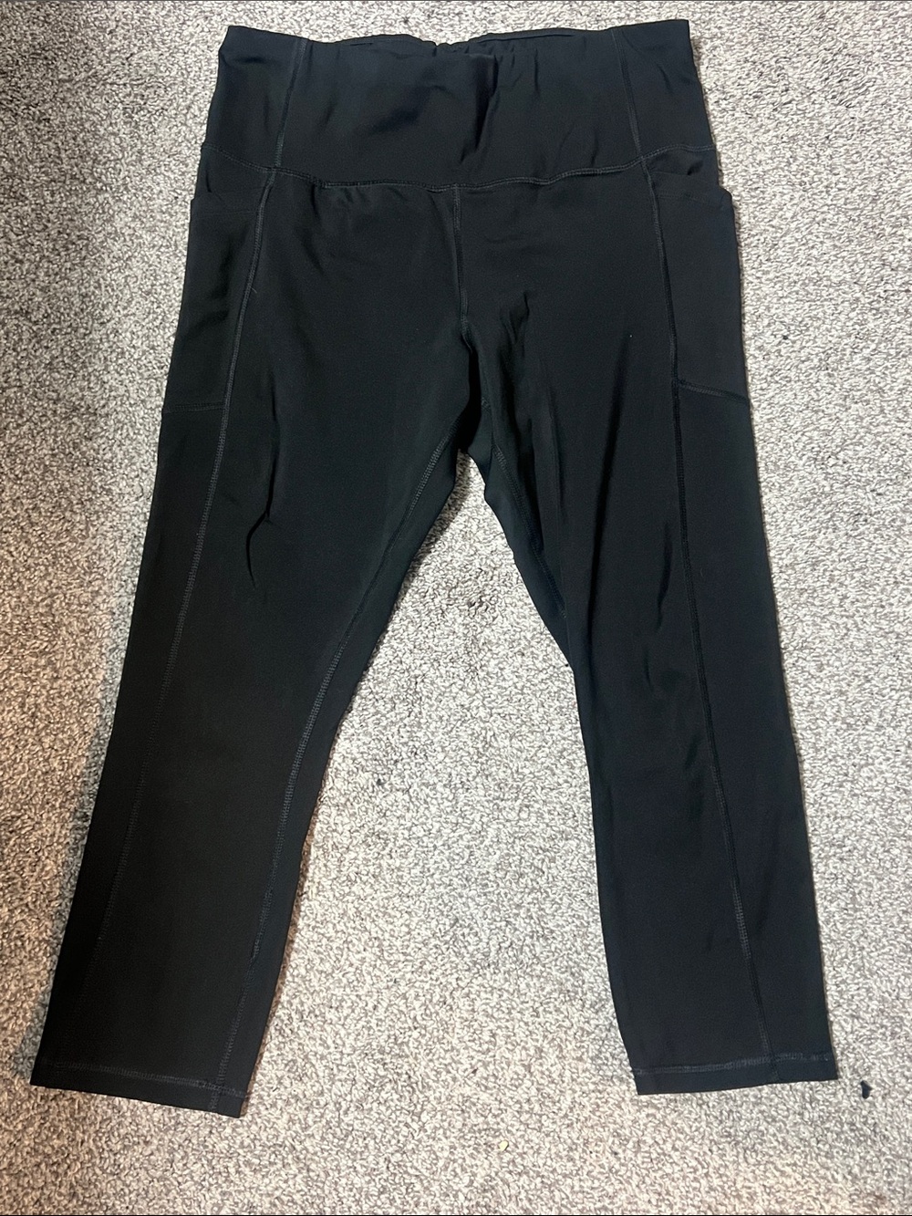 Avia Black High-Waist Pocket Leggings